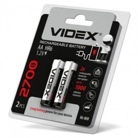Аккумулятор Videx HR6/AA 2700MAH double blister/2pcs 20/200