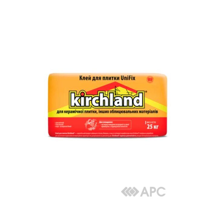 Клей для плитки Kirchland Uni Fix, 25кг