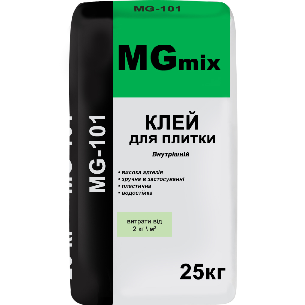 Клей MGmix для плитки внутрішній MG-101, 25кг