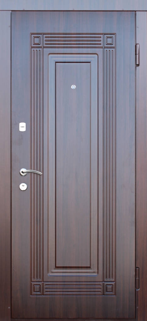 Двері  вхідні  Еліт праві 960х2050, Б-263, ПВХ-40, тм 16 мм, поріг, замки к-т №5, код.19/6237 (Вітрина)