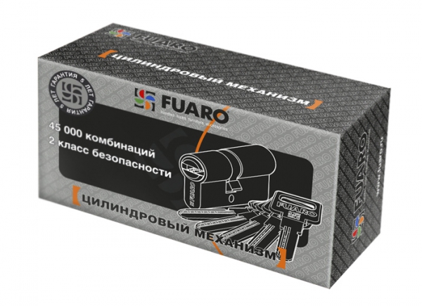 Циліндровий механізм FUARO R 600/70mm (25+10+35) CP хром 5 кл.  26111