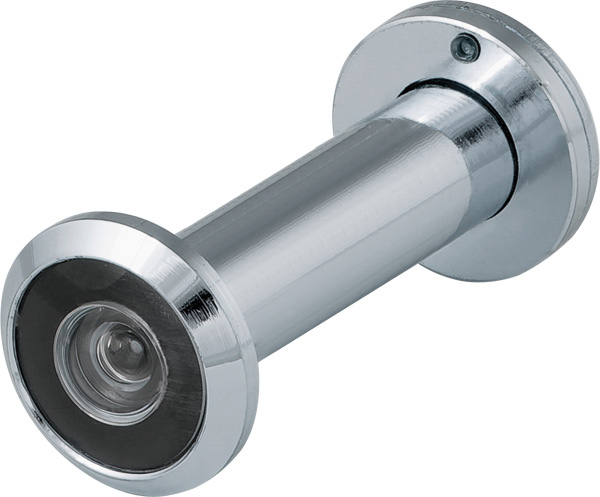 Дверний глазок FUARO DVZ2 16/200/60x100 (оптика пластик, кут огляду 200) СР хром  27293