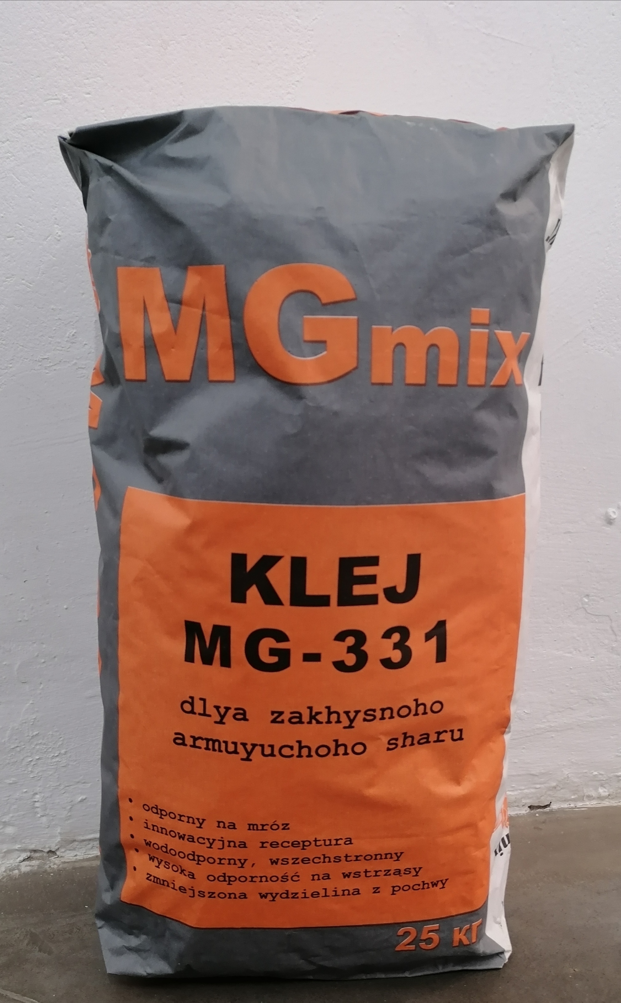 Клей MGmix для пінопласту MG-331, 25кг, мішок