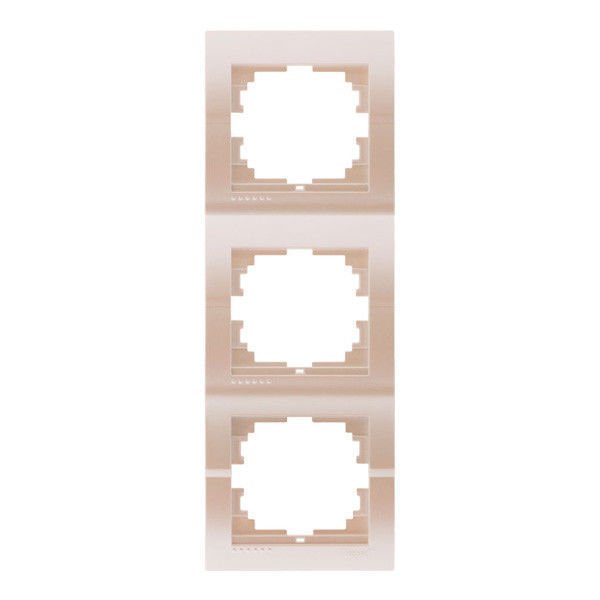 702-0200-153 DERIY Рамка 3-а вертикальна біла (10шт/120шт)