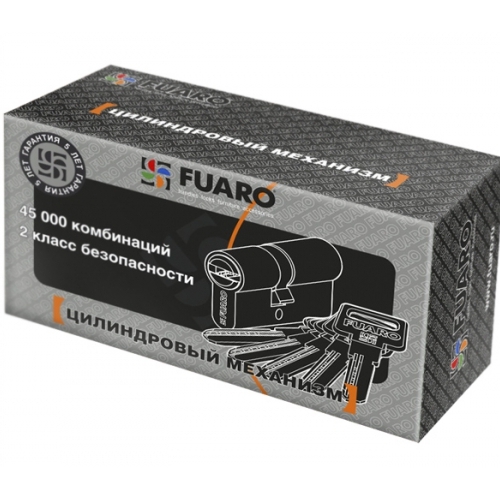 Циліндровий механізм FUARO R 600/70mm (30+10+30) CP хром 5 кл.  26115