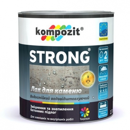 Лак для каменю (грунтовка) STRONG "Kompozit" (2,7 л)