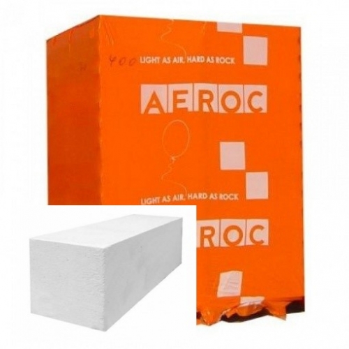 Блок стіновий АЕРОК D400 30х20х60 (куб-28шт , 1уп-2,16 м.куб)