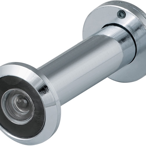 Дверний глазок FUARO DVZ2 16/200/60x100 (оптика пластик, кут огляду 200) СР хром  27293