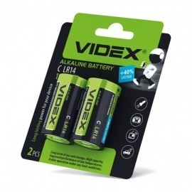 Батарейка Videx LR14/C 2pcs BLISTER CARD