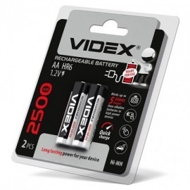 Аккумулятор Videx HR6/AA 2500MAH double blister/2pcs 20/200