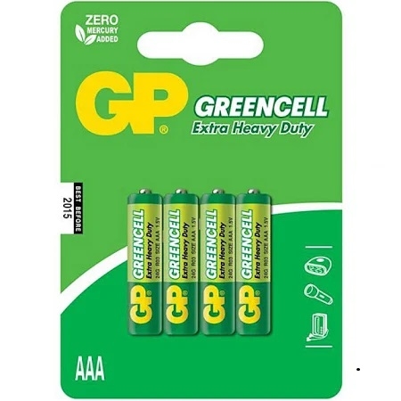 Батарейка GR-GREENCELL 1.5V R03 24G, мініпальчик