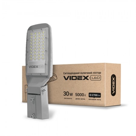 Прожектор VIDEX вуличний 30W 5000K 220V (поворотний) VL-SLe13-305G 