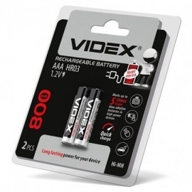 Аккумулятор Videx HR03/AAA 800MAH double blister/2pcs 20/200