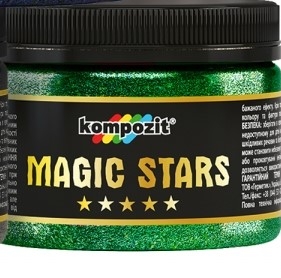 Декор-гліттер MAGIC STARS "Kompozit" (ізумруд, 60 г)