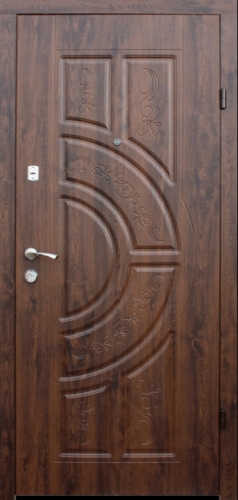 Двері  вхідні Квартал плюс праві 960х2050, Б-297, ПВХ-02, замки к-т №2, код.19/17936