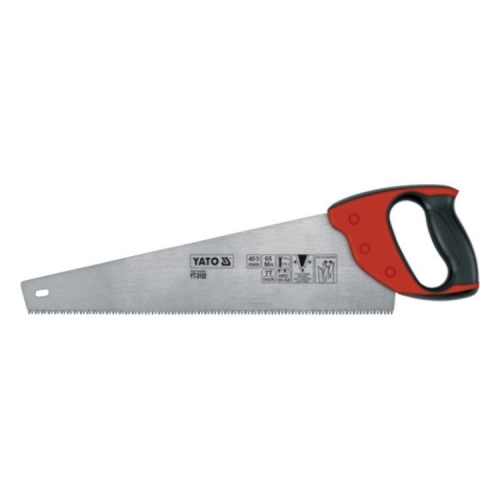 Ножівка по дереву YATO : L= 450 мм, W= 0,9 мм, 50-54 HRC арт.YT-3102