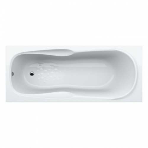 Ванна акрил. прямокутна 160x70x41 ''SWAN EVA''+Карніз у ванну Lux Galaxy 120*220см (асорт.) арт.013