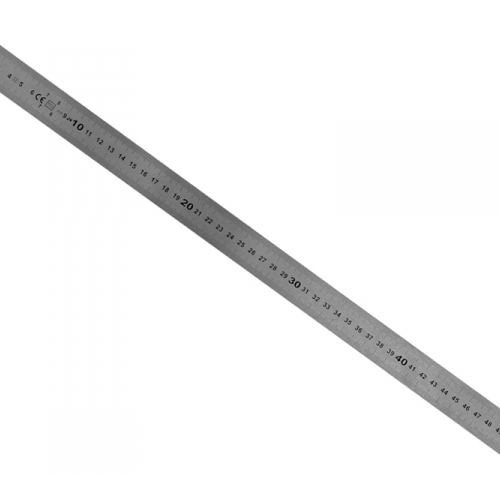 Лінійка з нержавіючої сталі YATO : L= 500 x 19 мм, двостороння шкала, таблиці перетворення арт.YT-70722 